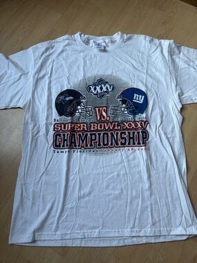 Vintage Ravens vs Giants Super Bowl t-Shirt size XL